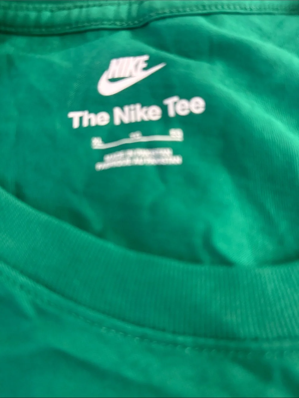 Nike Men’s Emerald Green Graphic Tee with Sneaker Logo
